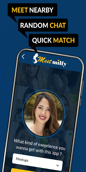 MeetMilfy - Real Women Meetups Ảnh chụp màn hình 1