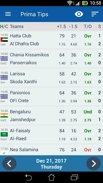 Fußball Vorhersagen PrimaTips Screenshot 1