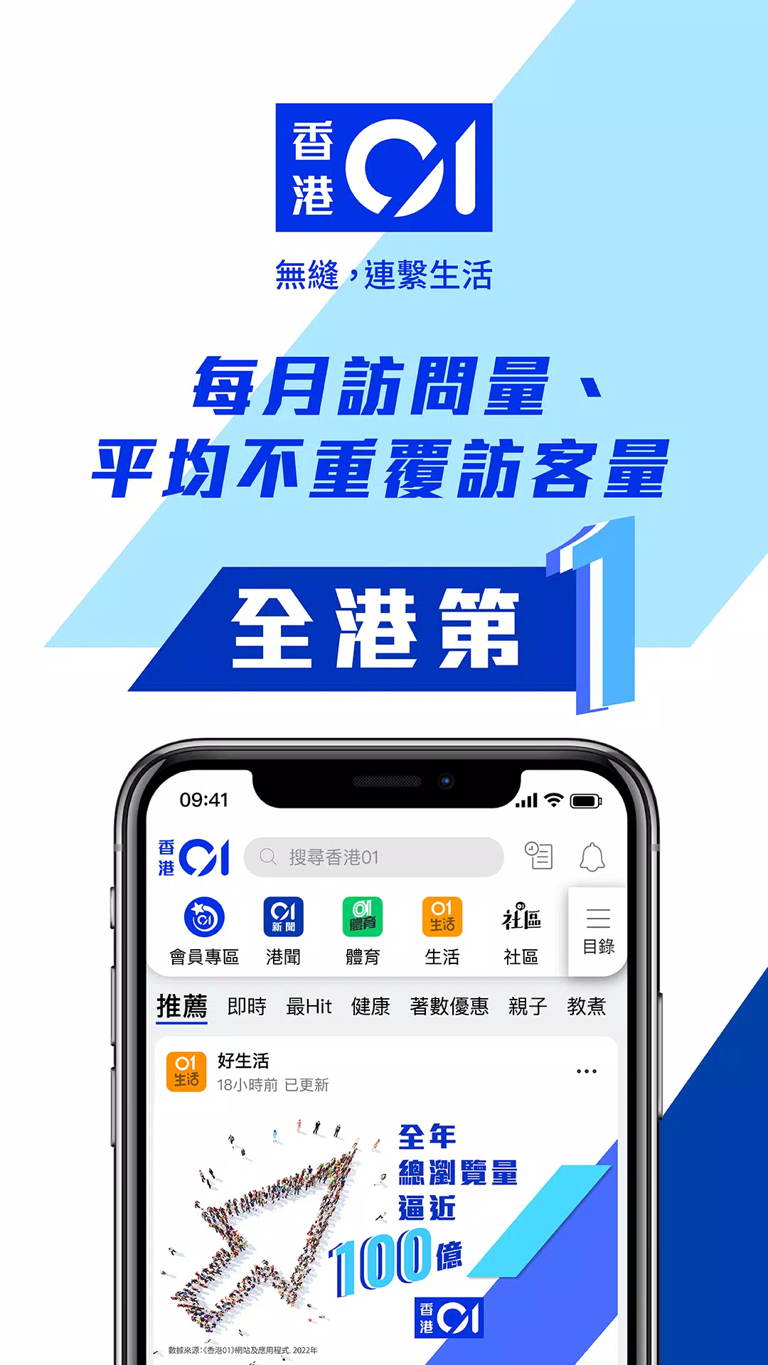 香港01 - 新聞資訊及生活服務 螢幕截圖 0
