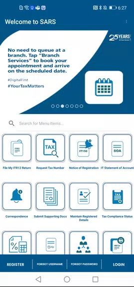 SARS Mobile eFiling স্ক্রিনশট 2