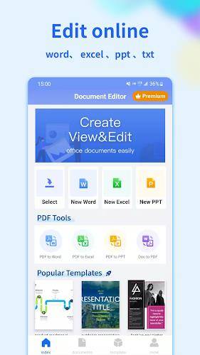 Document Editor:Word,Sheet,PDF Captura de pantalla 0