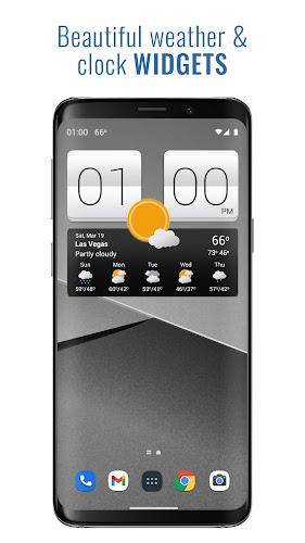 Sense V2 Flip Clock & Weather Ekran Görüntüsü 0