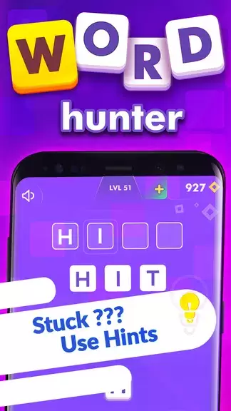 Word Hunter - Offline Word Puz 螢幕截圖 1