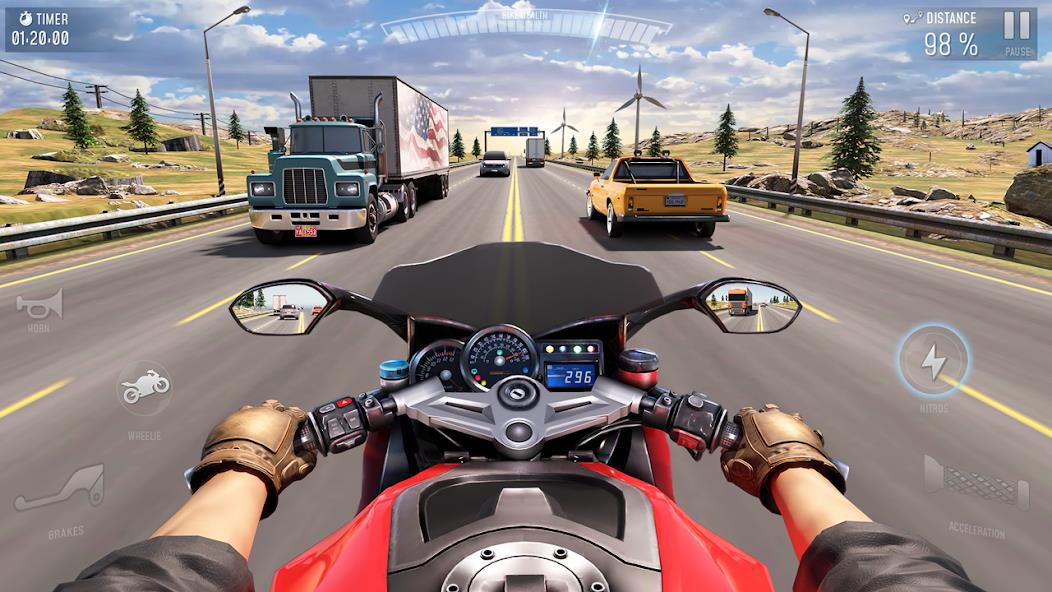 BRR: Moto Bike Racing Game 3D Mod Ekran Görüntüsü 0