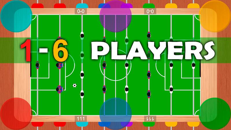 Foosball table soccer 1 2 3 4 螢幕截圖 0