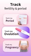 Ovulation & Period Tracker Tangkapan skrin 0