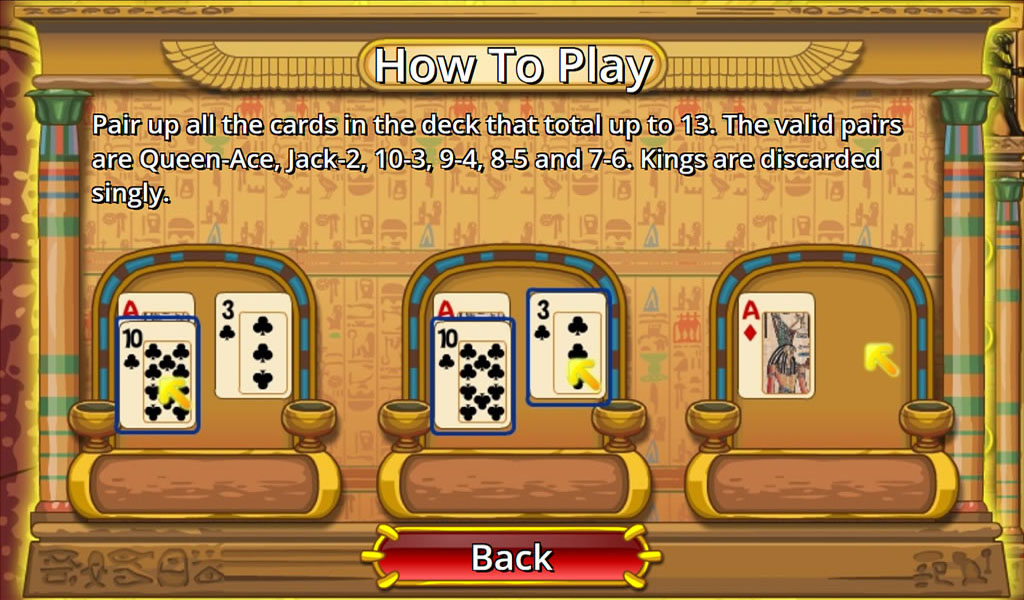 Egypt Pyramid Solitaire ภาพหน้าจอ 0