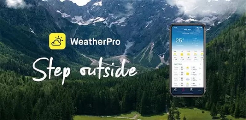 WeatherPro ဖန်သားပြင်ဓာတ်ပုံ 0