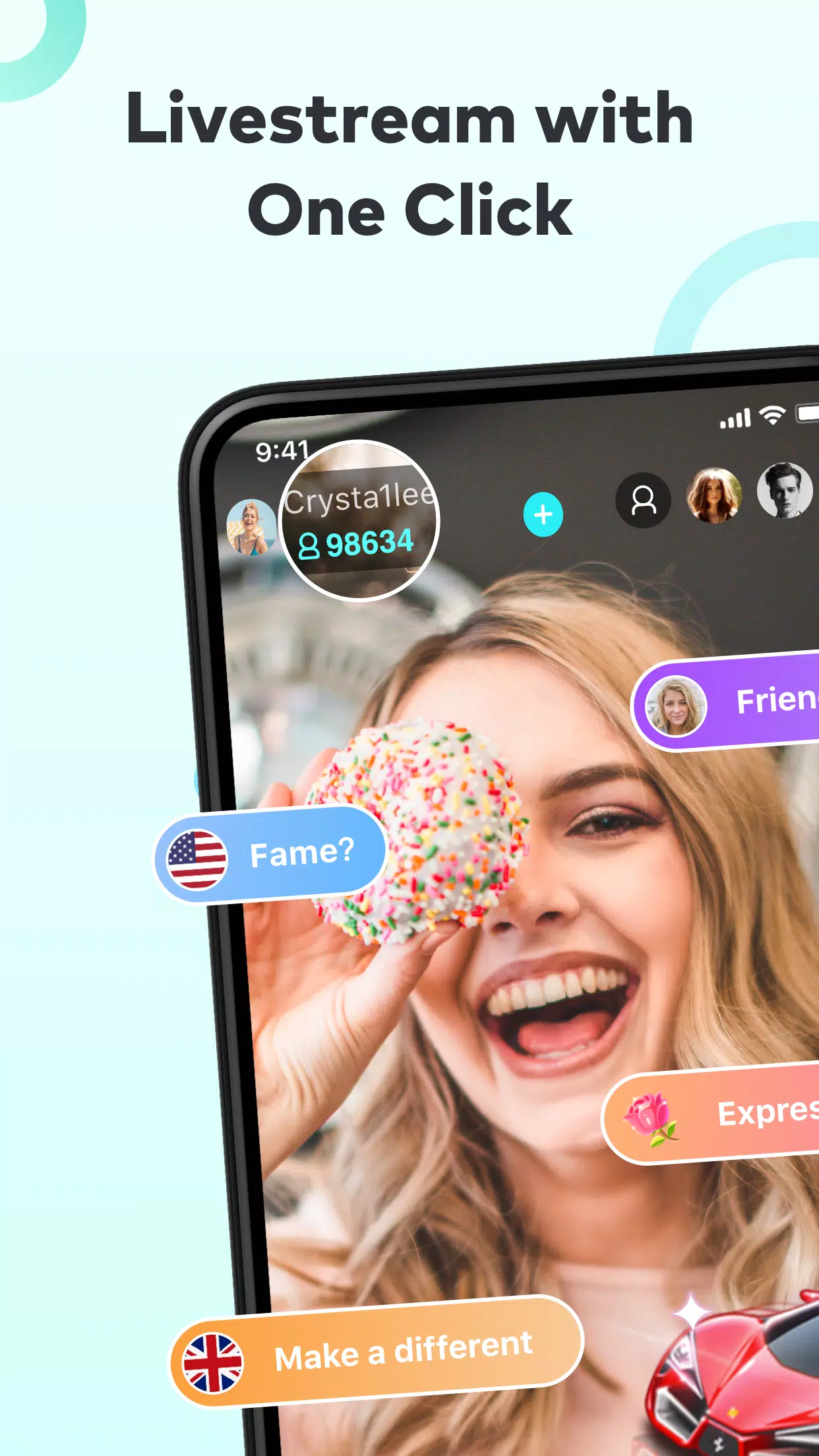 Bigo Live - Live Streaming App ဖန်သားပြင်ဓာတ်ပုံ 0