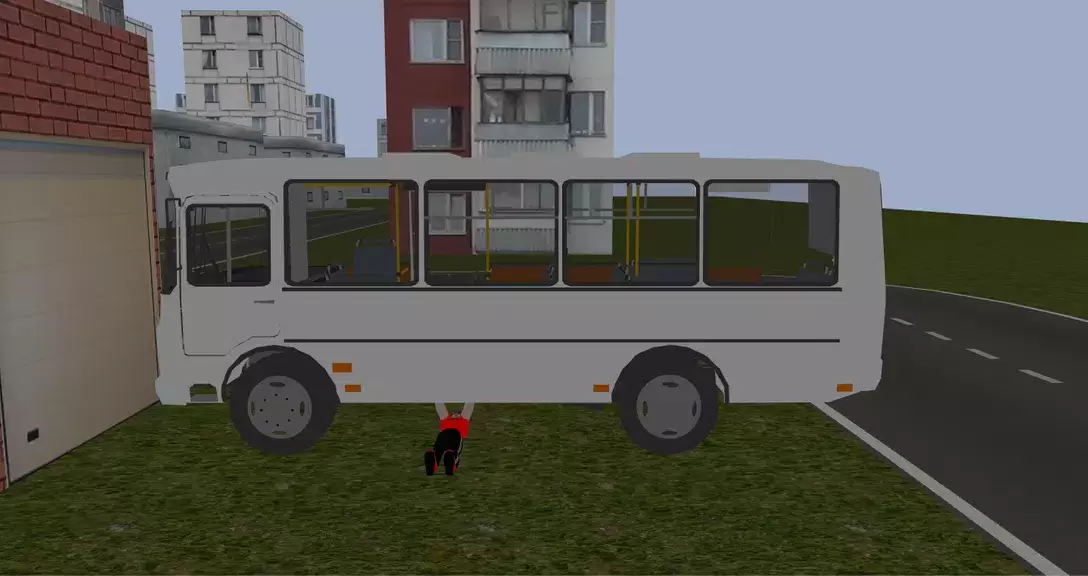 Russian Bus Simulator 3D Captura de tela 1