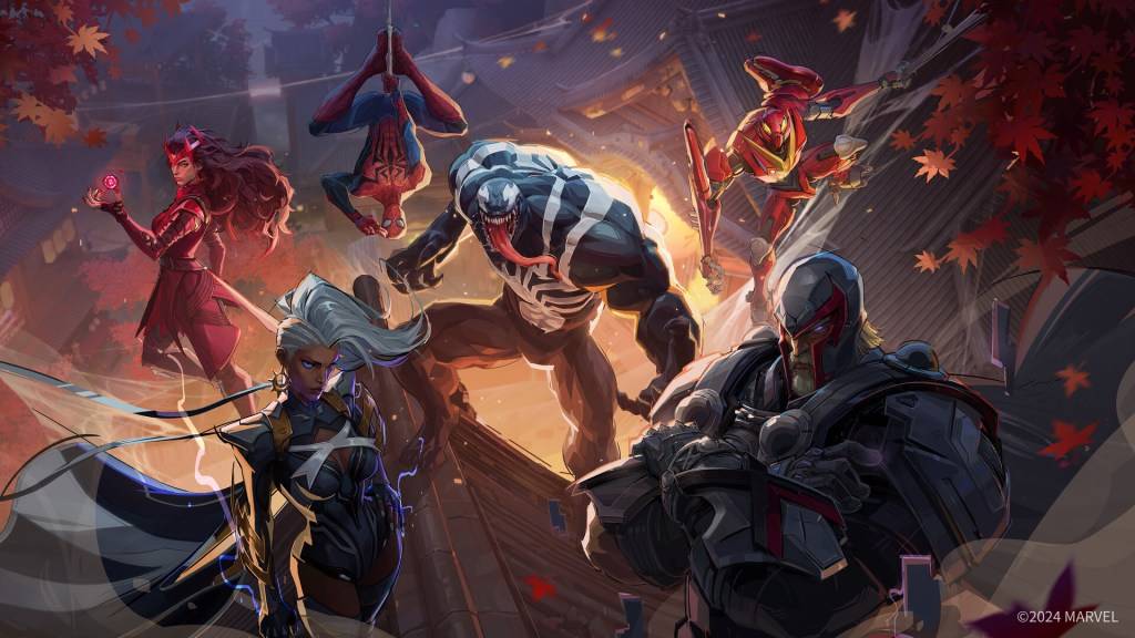 Venom em Marvel Rivals como parte de um artigo sobre pesquisa de jogadores.