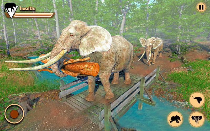 Elephant Simulator Animal Game Schermafbeelding 2