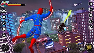 Spider Rope Hero Flying Games Captura de tela 1