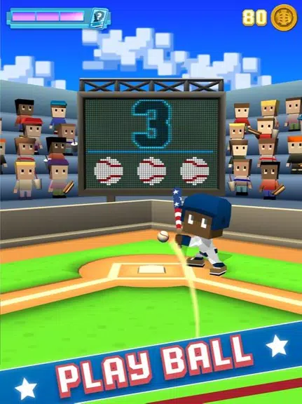 Blocky Baseball ภาพหน้าจอ 0