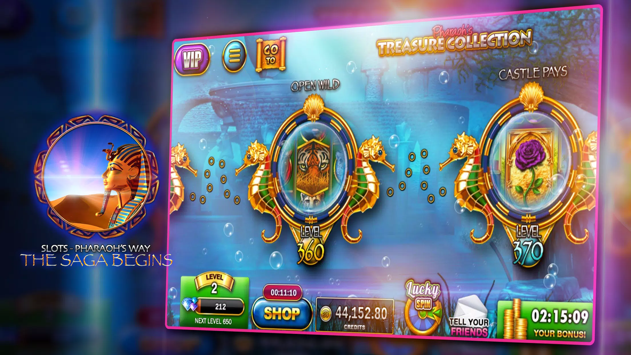 Slots - Pharaoh's Way Casino 스크린샷 1