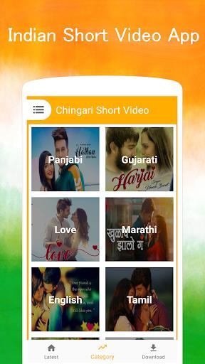 Moj Chingari TikTik - Indian short video app 螢幕截圖 0