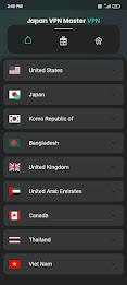 Japan VPN Master - VPN Proxy Schermafbeelding 2