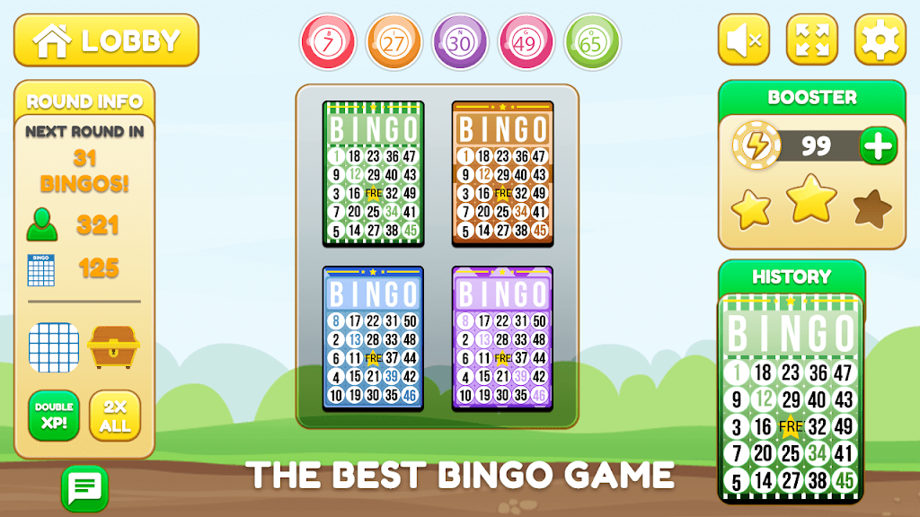 Bingo King-Free Bingo Games-Bingo Party-Bingo ภาพหน้าจอ 1