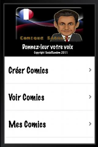 comic Sarkozy Captura de tela 0