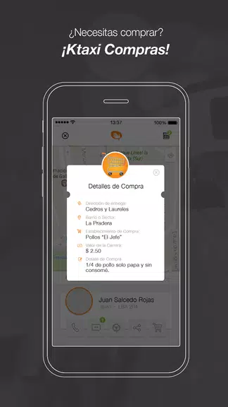 Ktaxi, una app de Clipp Schermafbeelding 3