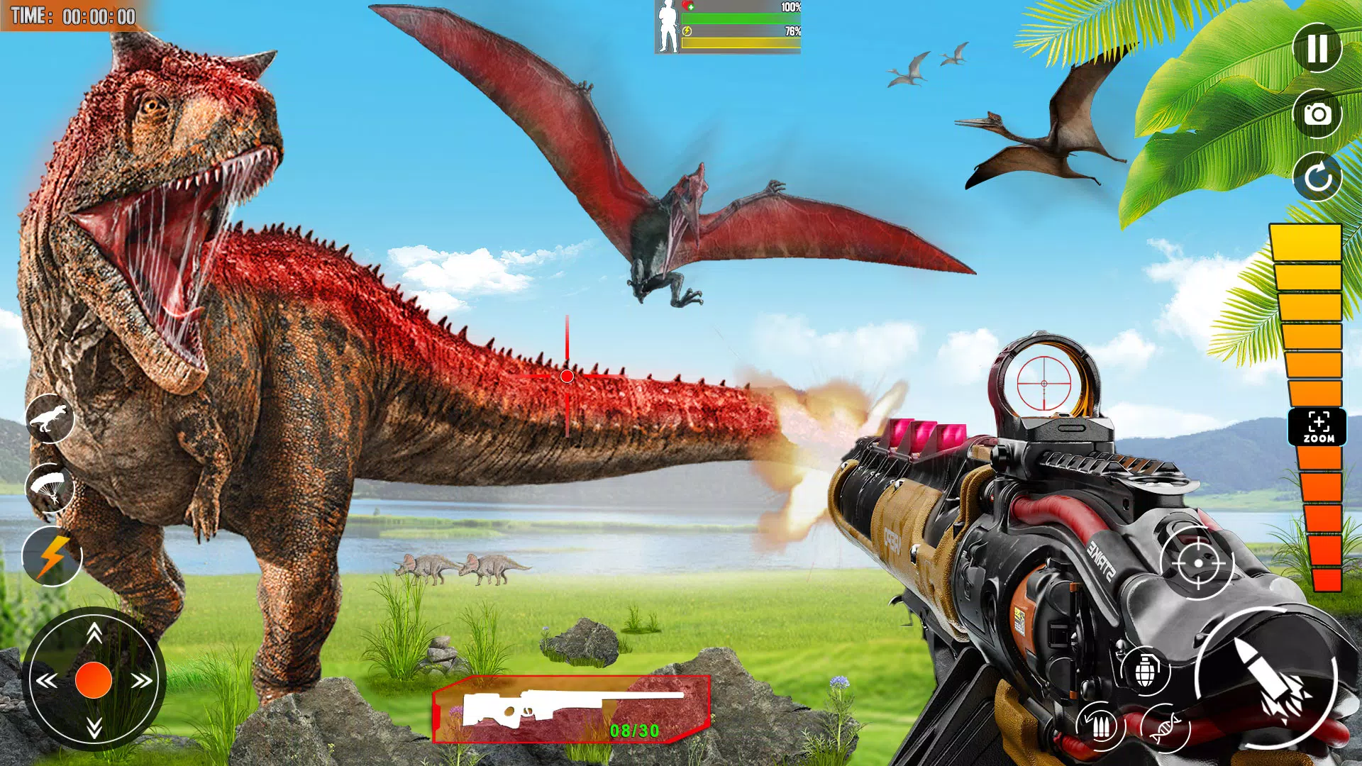 Wild Dinosaur Hunting Games Скриншот 1