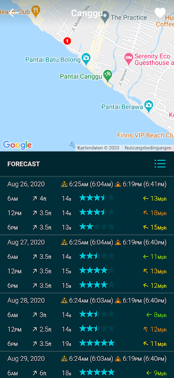 Spotadvisor Surf Forecast Zrzut ekranu 2