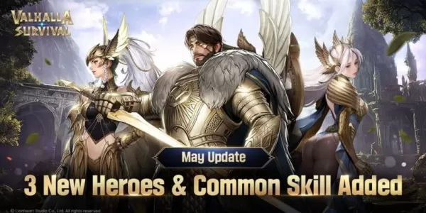 「Valhalla Survival Update：3人の新しいヒーローとスキルが追加されました」