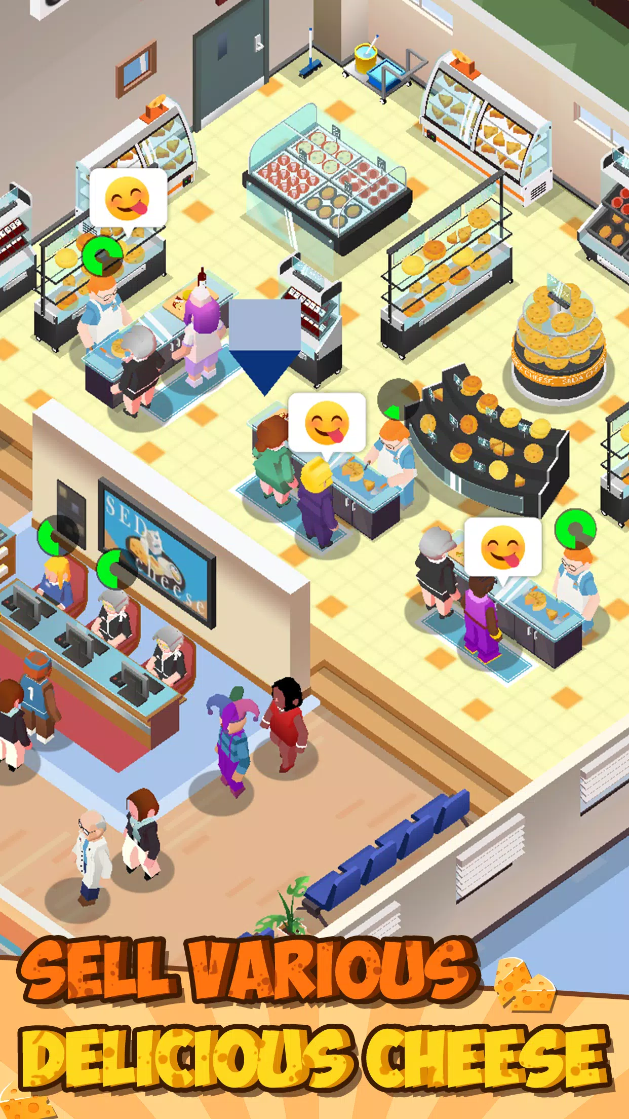 Idle Cheese Factory Tycoon Ảnh chụp màn hình 2