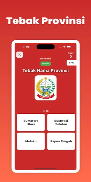 Tebak Nama Negara & Provinsi 螢幕截圖 2