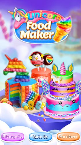 Unicorn Cake Maker-Bakery Game スクリーンショット 0