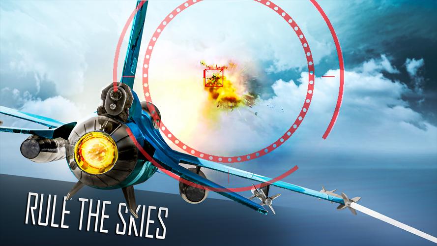 Jet Fighter: Sky Combat 3D स्क्रीनशॉट 1