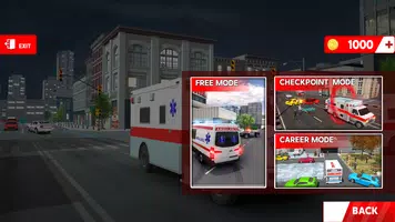 city ambulance game Capture d'écran 1