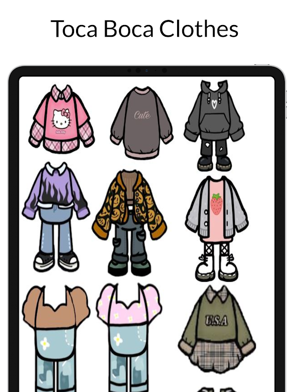 Toca Boca Clothes Ideas スクリーンショット 2