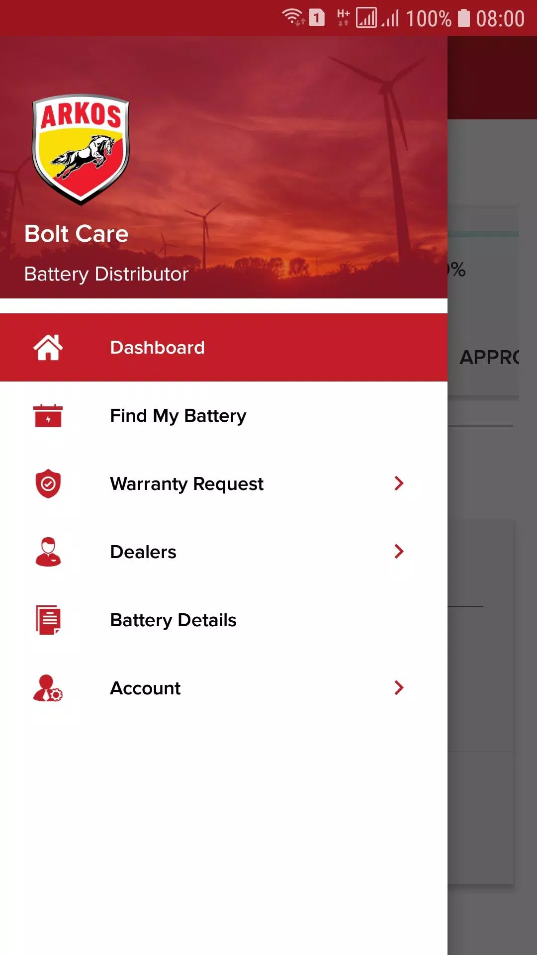 Schermata Bolt Care 2