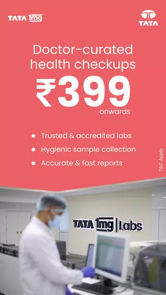 TATA 1mg Online Healthcare App स्क्रीनशॉट 3