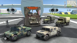 Army Vehicle Cargo: Truck Game Schermafbeelding 0