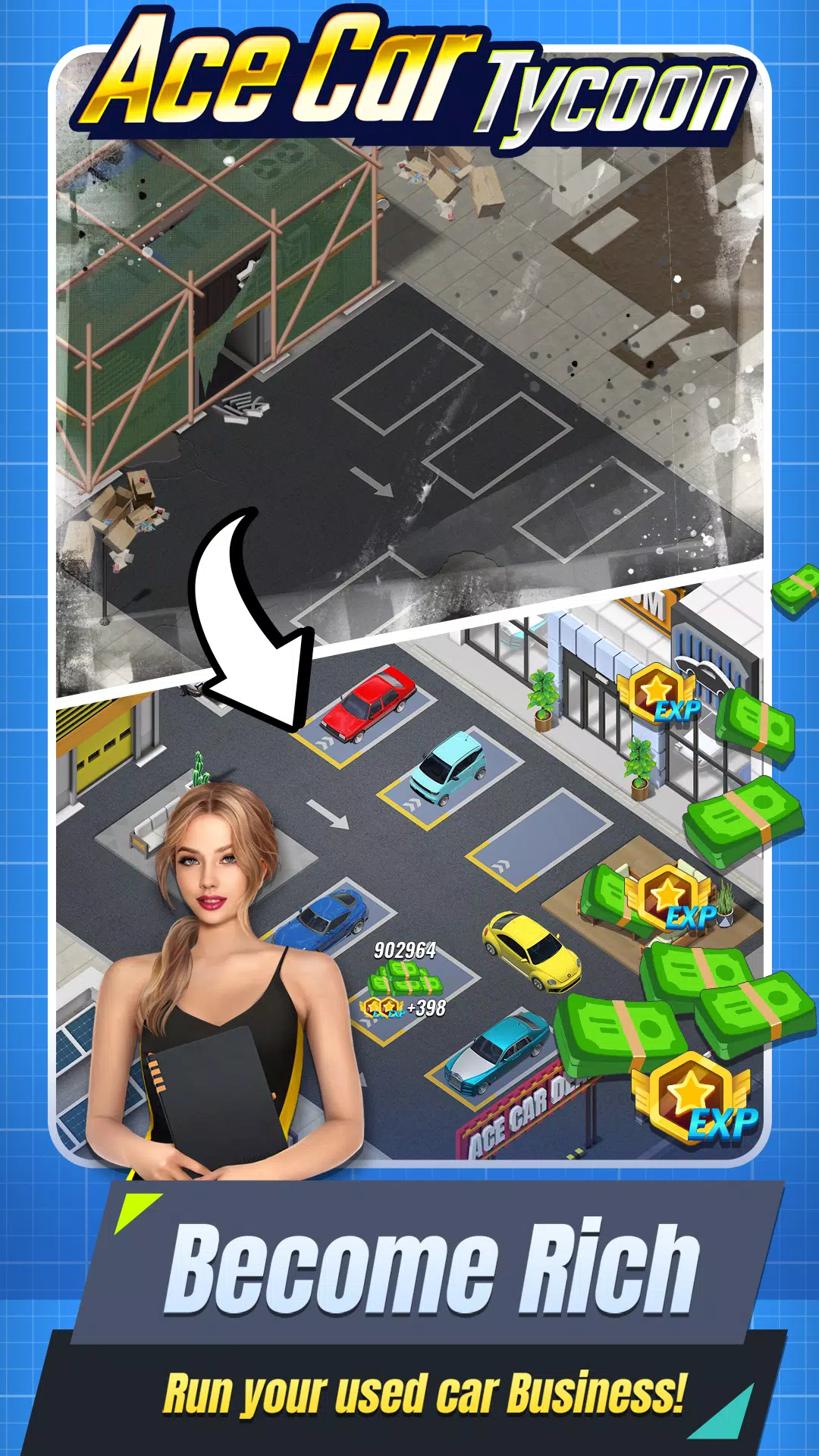 Ace Car Tycoon 螢幕截圖 2