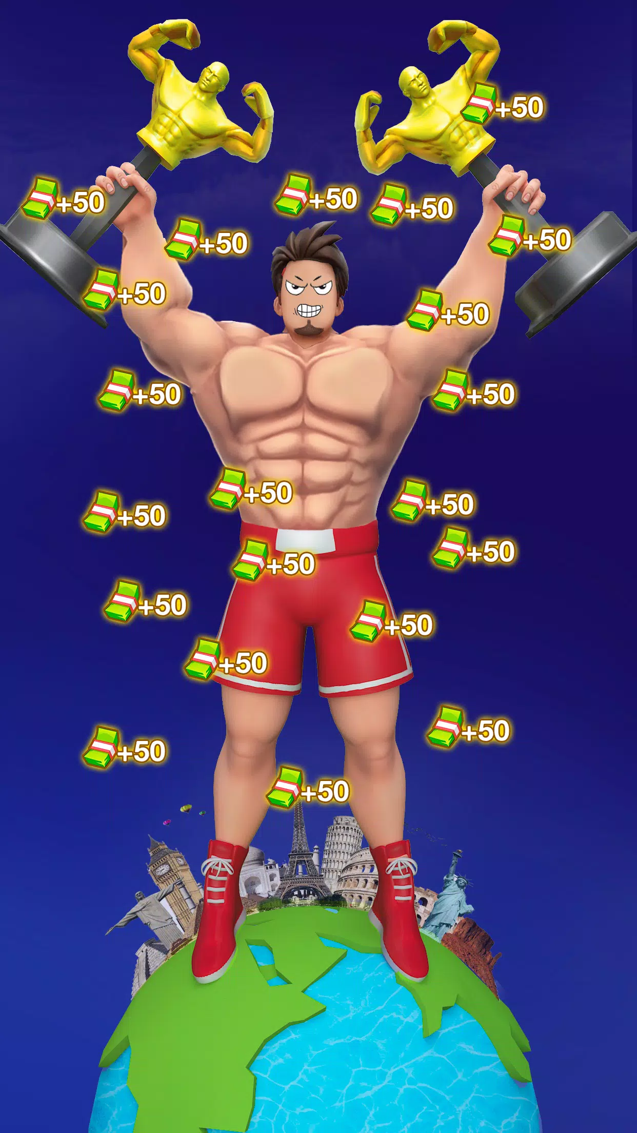 Gym Clicker Hero: Idle Muscles Tangkapan skrin 1