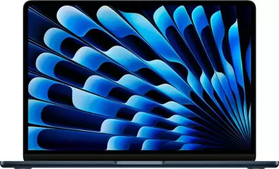 Apple - MacBook Air 13 -inci Apple M3 Chip Dibina Untuk Apple Intelligence - Memory 16GB - 256GB SSD - Midnight