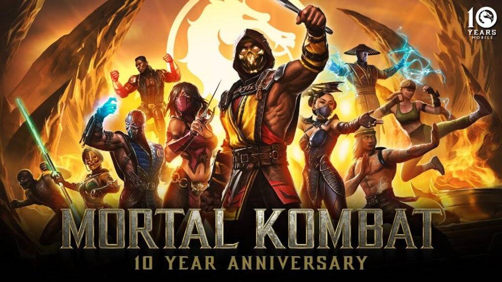 Mortal Kombat Mobile Marks 10th Anniversary z Diamond, Gold Postacie