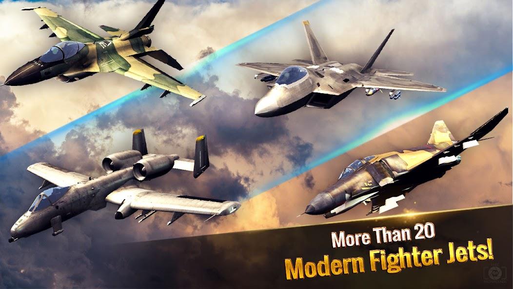 Schermata Ace Fighter: Modern Air Combat Mod 2