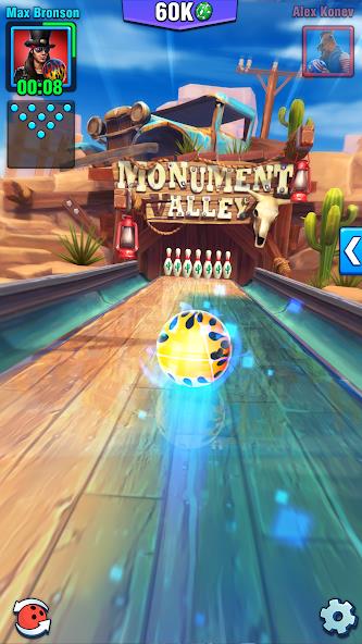 Bowling Crew — 3D bowling game Mod 스크린샷 0