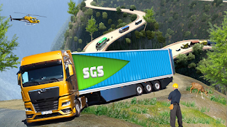 Euro Cargo Truck Driver Sim 3D ဖန်သားပြင်ဓာတ်ပုံ 0