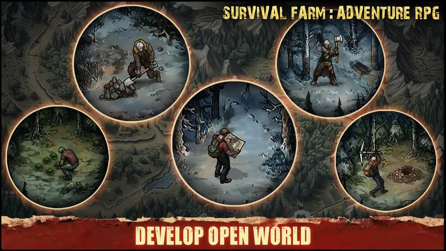 Survival Farm: Adventure RPG Captura de pantalla 0