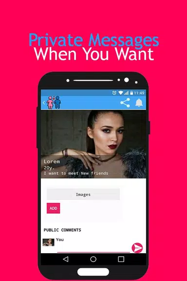 Teen Chat Room: Teen Dating App - Meet Teenagers ภาพหน้าจอ 1