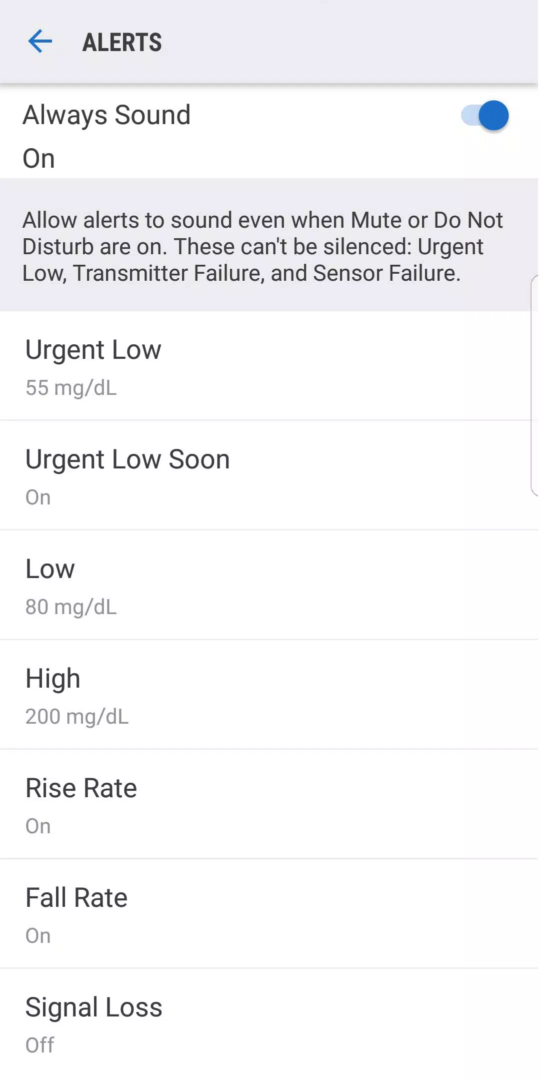 Dexcom G6 ဖန်သားပြင်ဓာတ်ပုံ 3