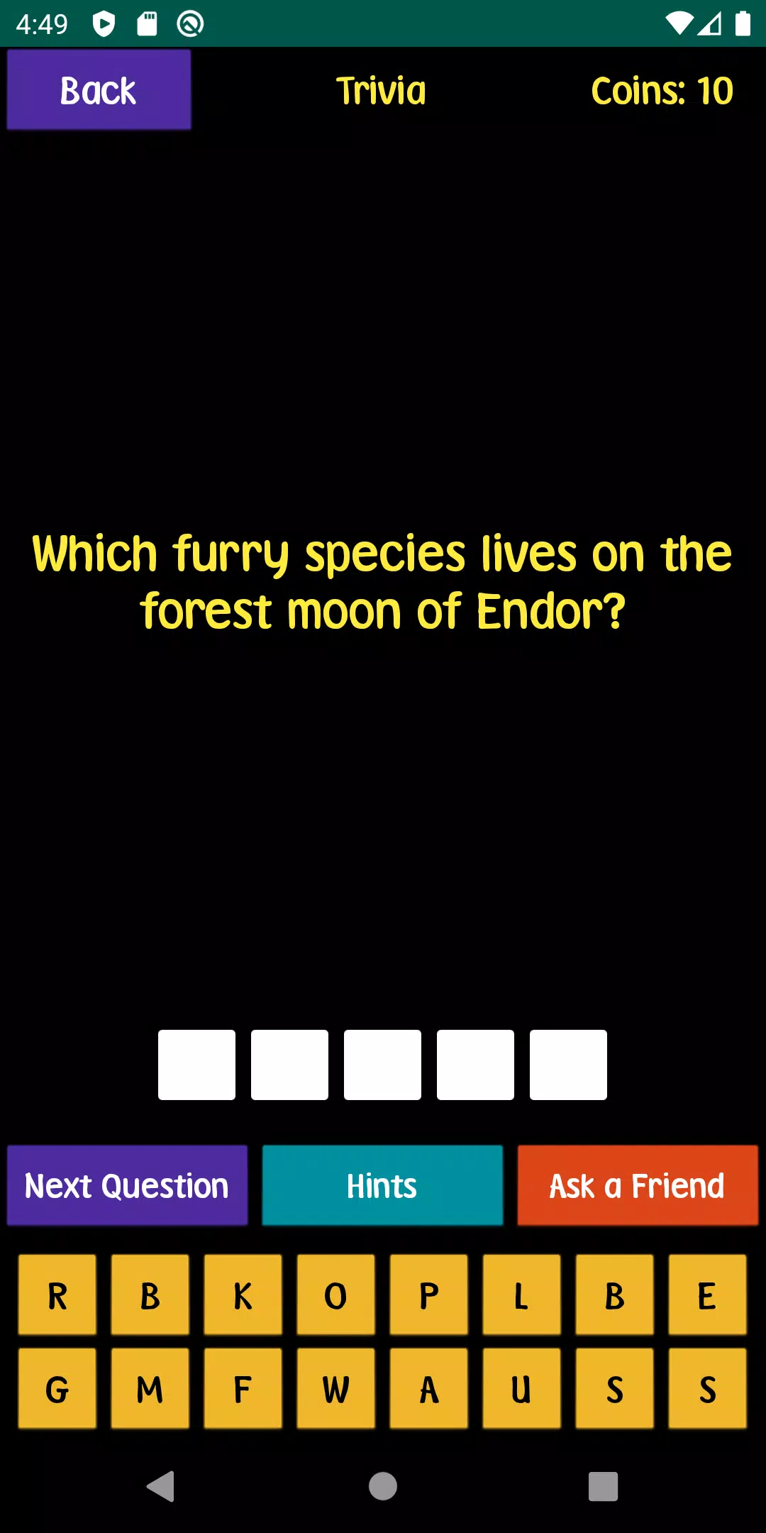 Quiz For SW Fans Capture d'écran 2