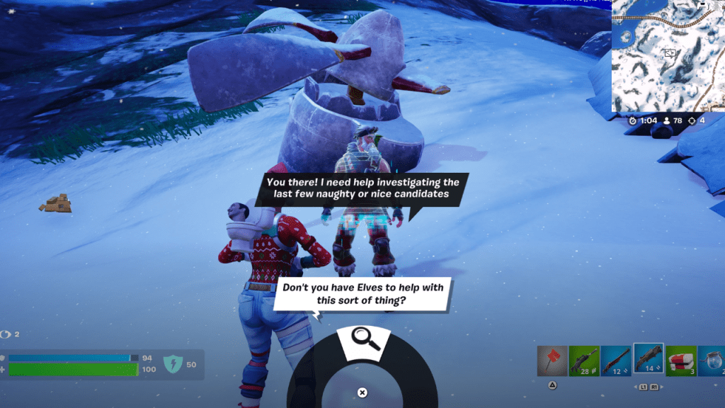 Sargento NPC de invierno en Fortnite