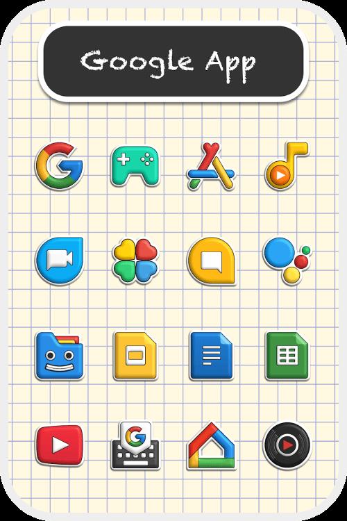 Poppin icon pack Tangkapan skrin 0