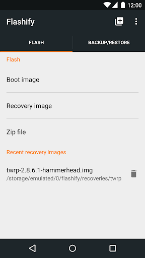 Flashify (for root users) Tangkapan skrin 0